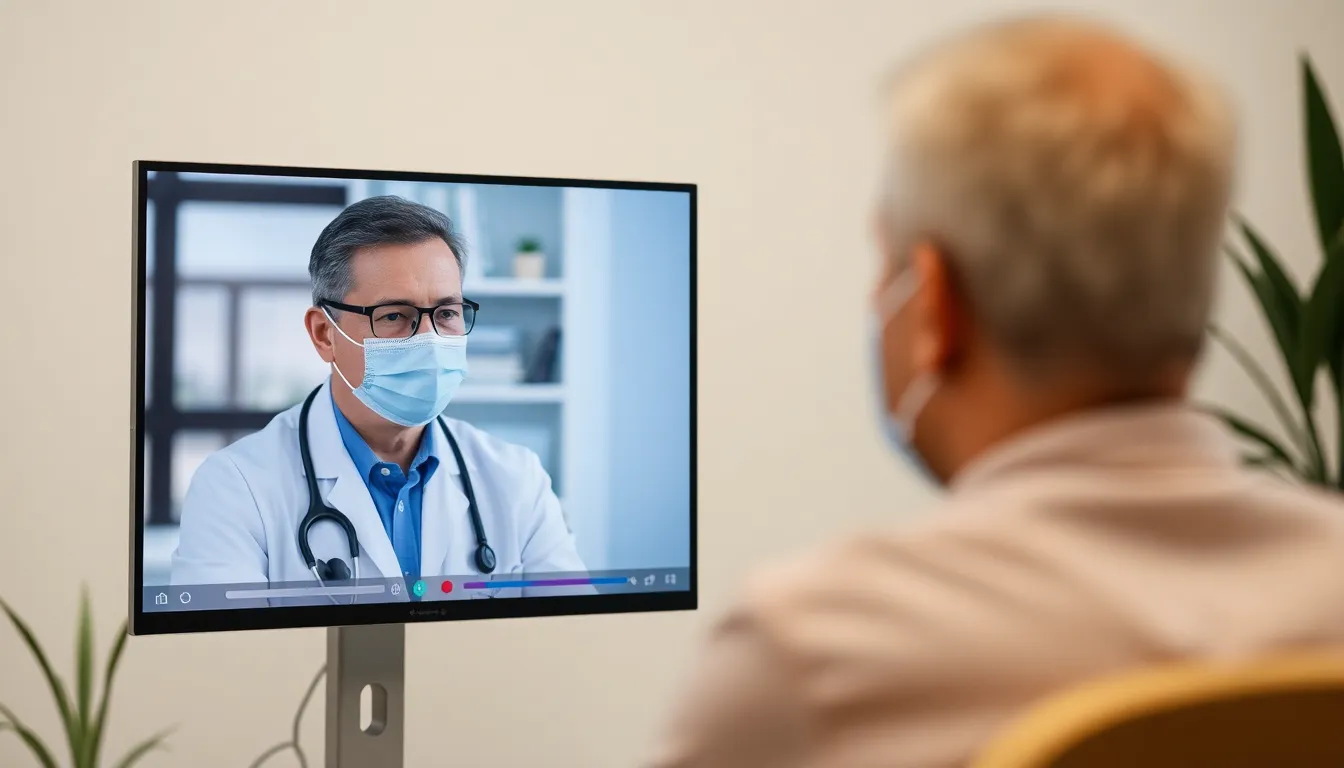 Telemedizin-Beratung auf dem Tablet